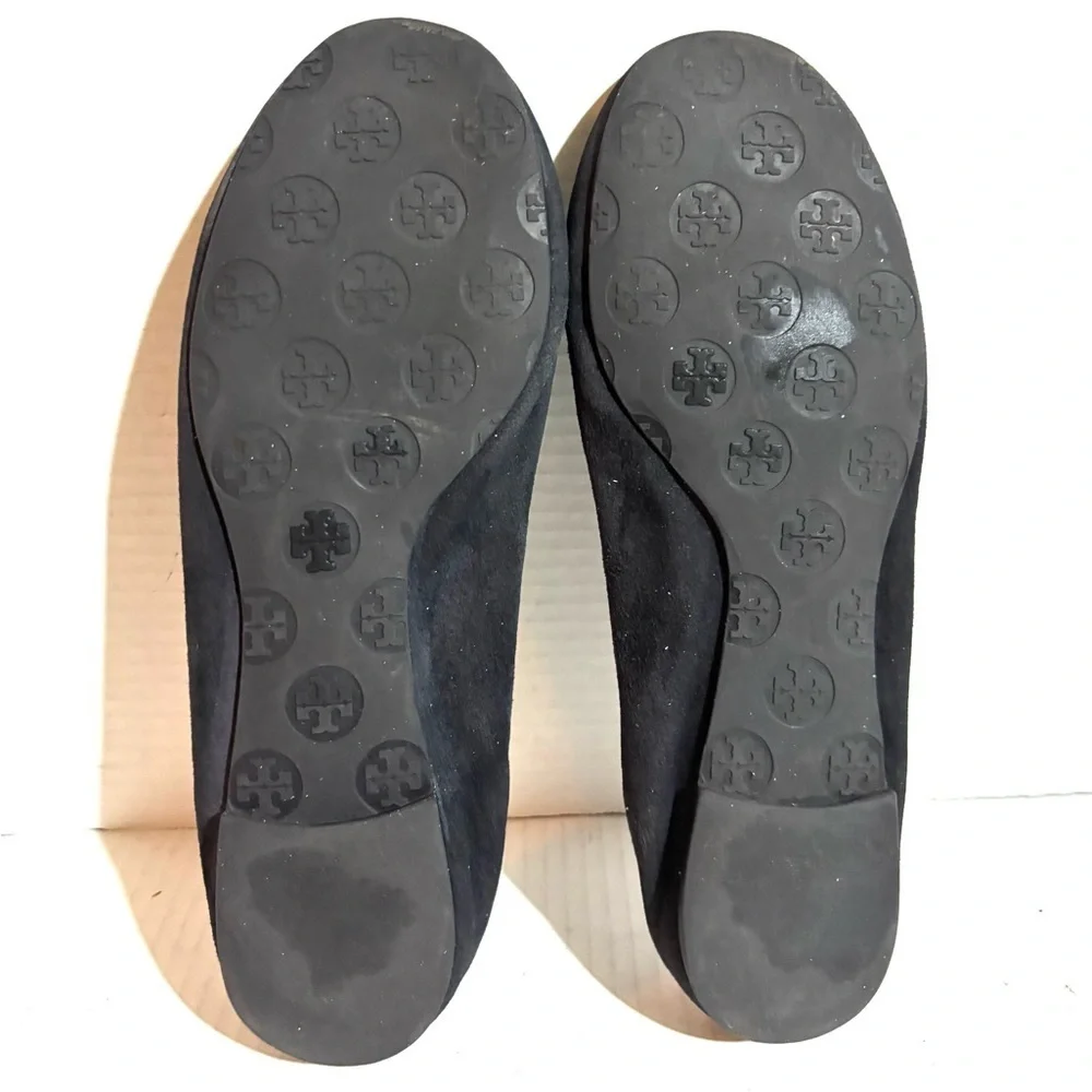 Tory Burch size 7  suede ballet flats round toes